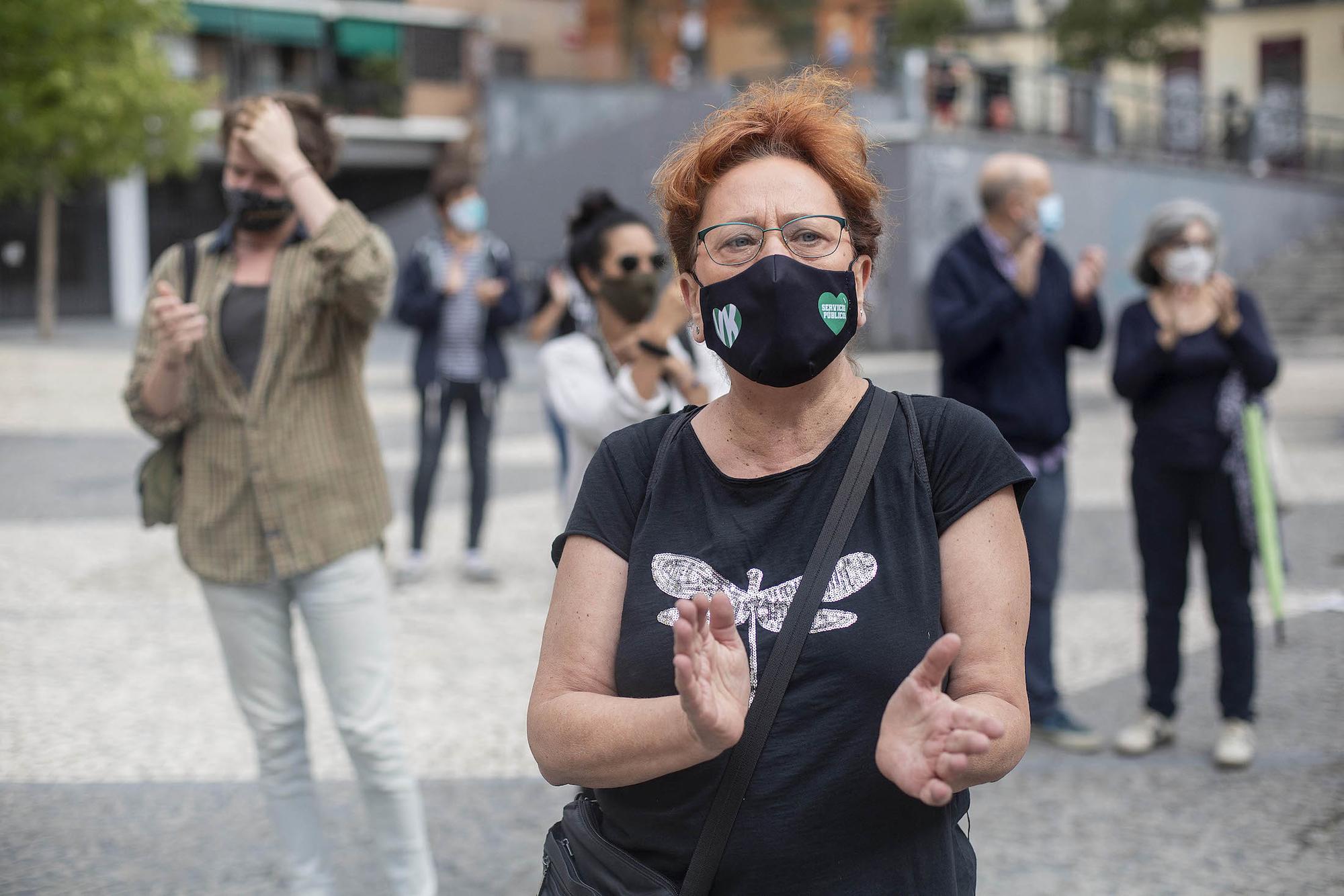 Concentraciones contra las políricas de la Comunidad de Madrid durante el covid - 3